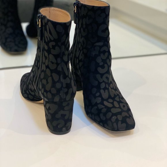 Stuart Weitzman Nirvana AnimalPrint Zip Ankle Booties - Picture 4 of 7